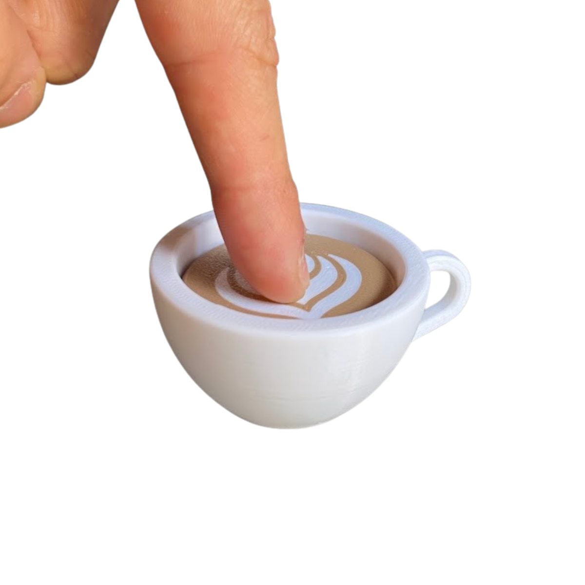 Xícara de Café Latte Clicker