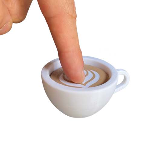 Xícara de Café Latte Clicker