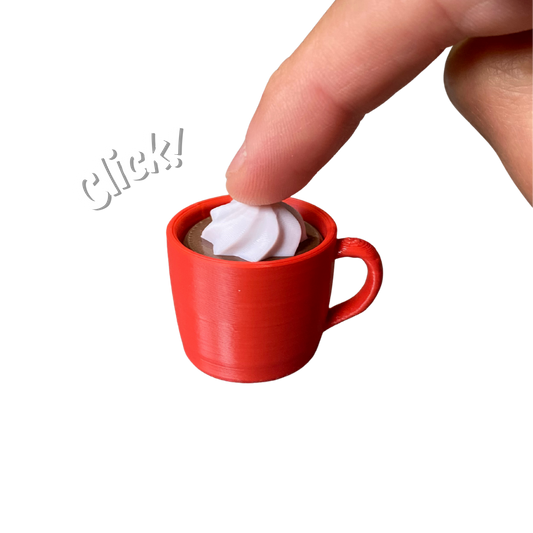 Mini Chocolate Quente com Chantilly Clicker