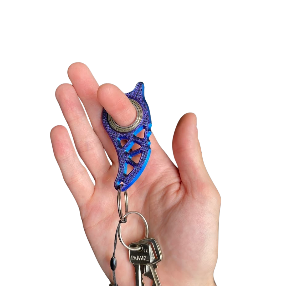 Chaveiro Karambit - Roxo Cósmico