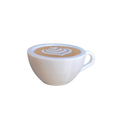 Xícara de Café Latte Clicker