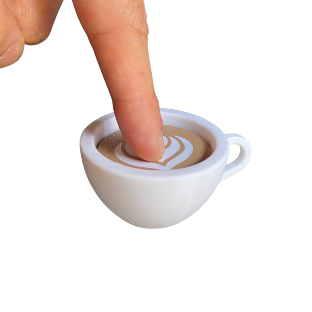 Xícara de Café Latte Clicker