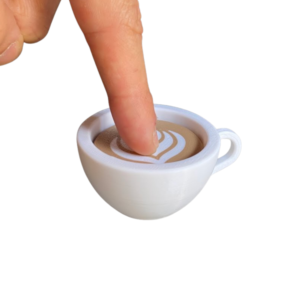 Xícara de Café Latte Clicker