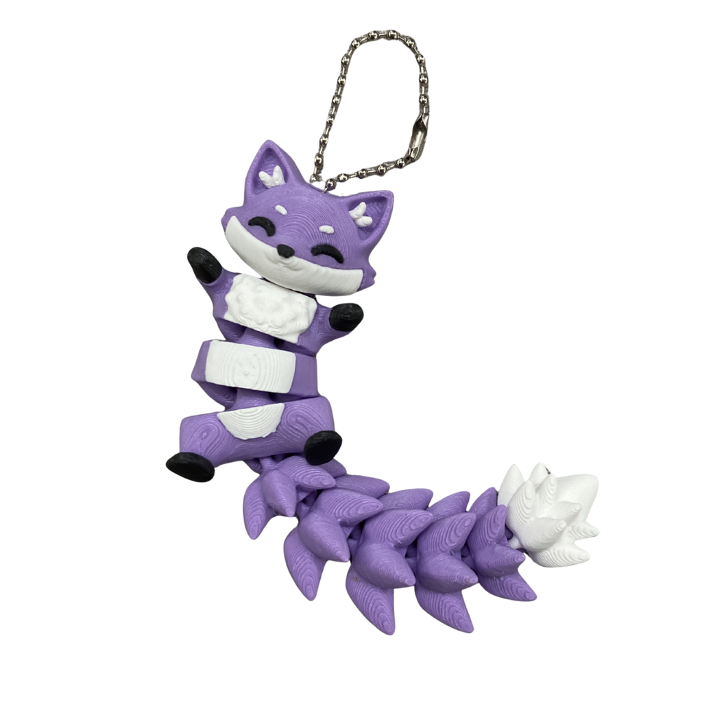 Raposinha Articulada Roxa - Chaveiro