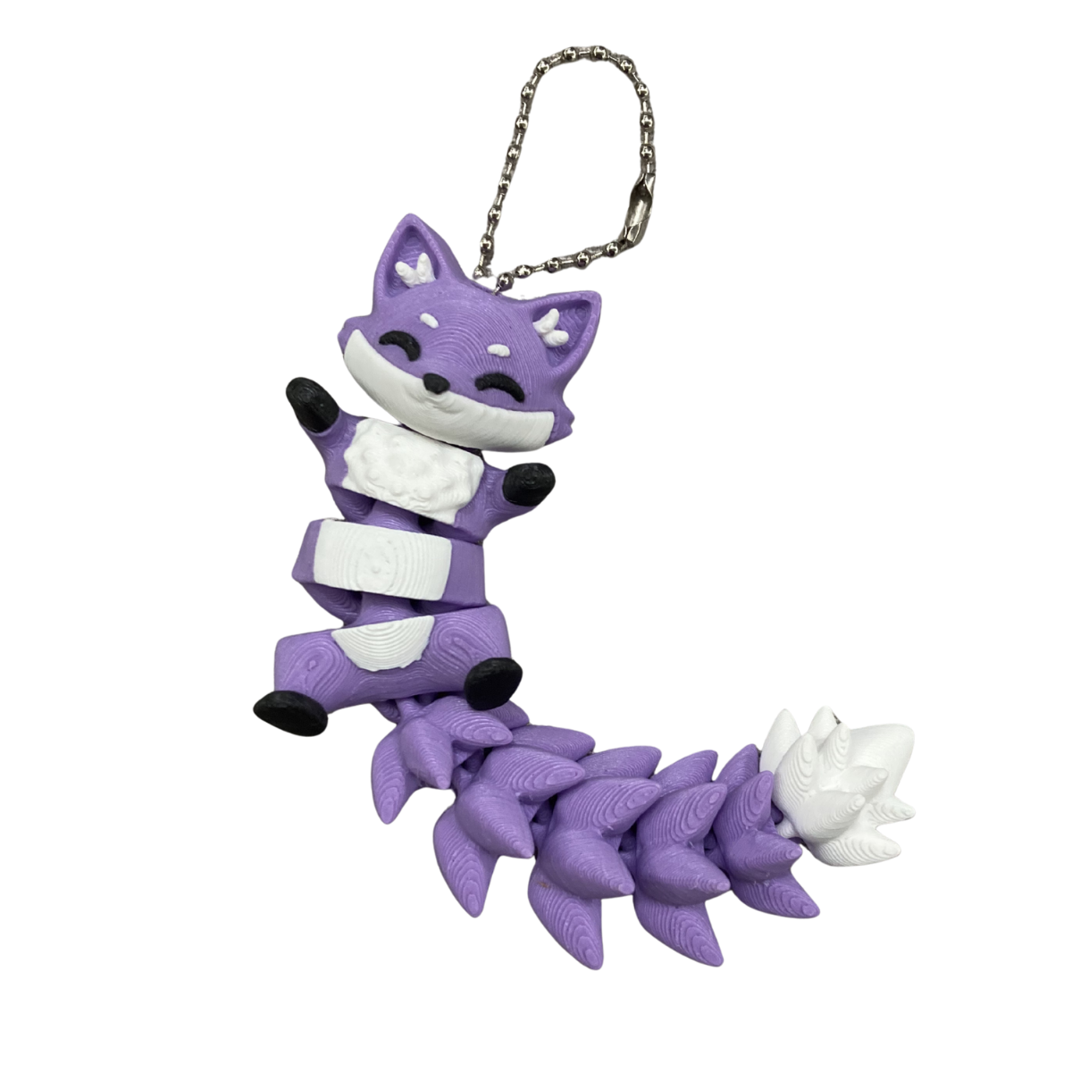 Raposinha Articulada Roxa - Chaveiro