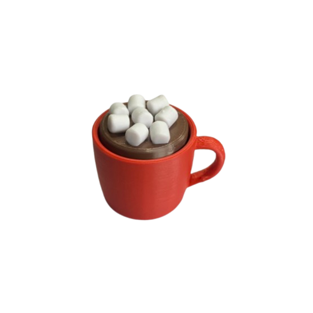 Mini Chocolate Quente com Marshmello Clicker