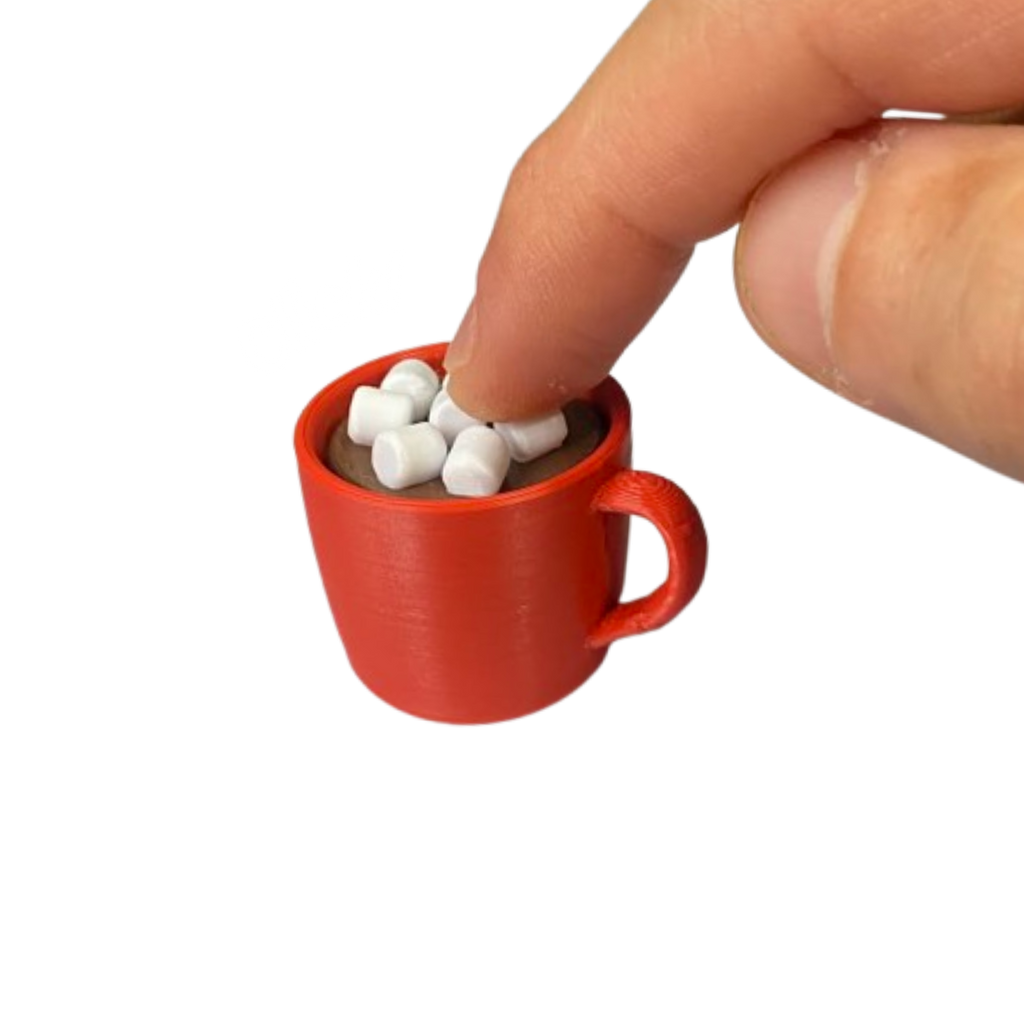Mini Chocolate Quente com Marshmello Clicker