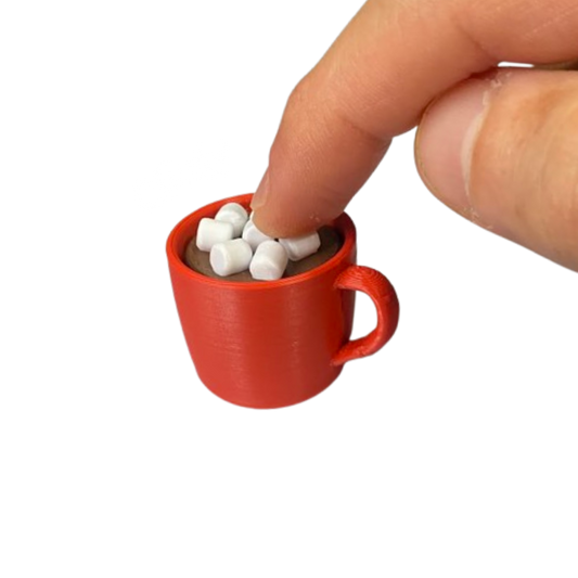 Mini Chocolate Quente com Marshmello