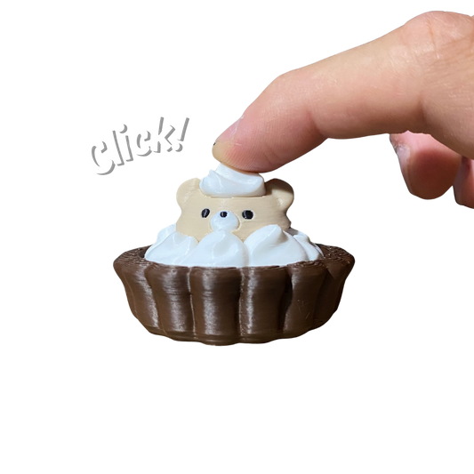 Tortinha de Urso Clicker - Marrom