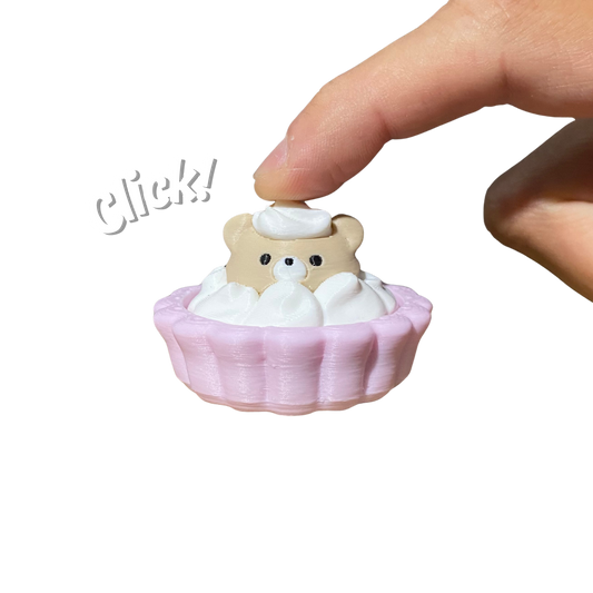 Tortinha de Urso Clicker Rosa