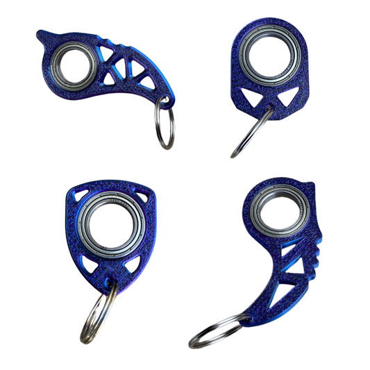 KIT 4 Chaveiros Karambit - Roxo Cósmico