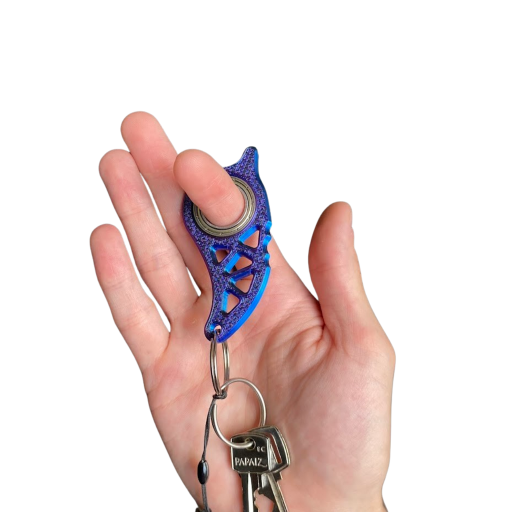 Chaveiro Karambit - Modelos Roxo Cósmico
