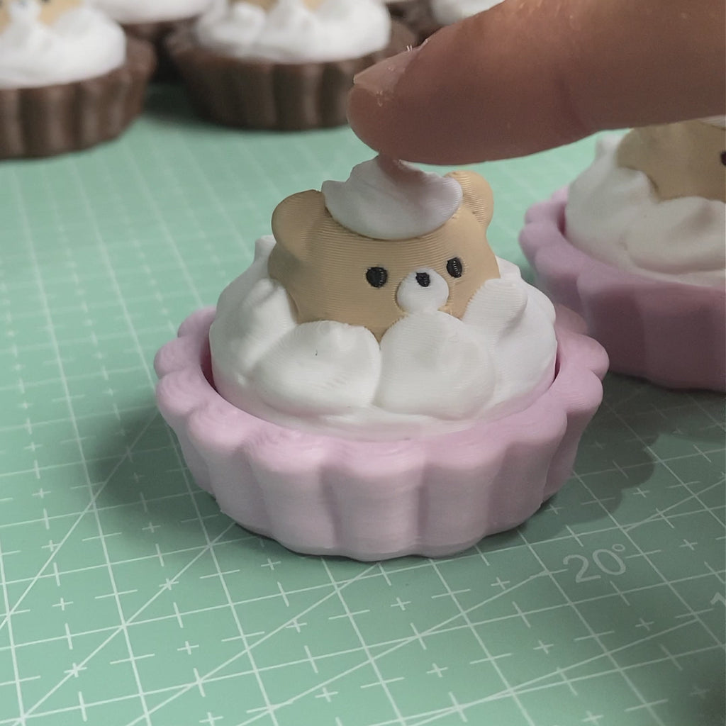 Tortinha de Urso Clicker - Rosa